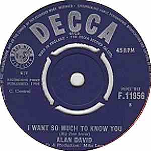 Alan David - I Want So Much To Know You album