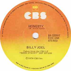 Billy Joel - Honesty album