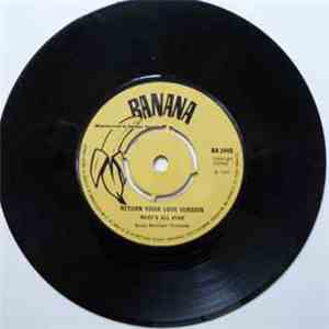 Bobby Davis  / Riley's All Star - Return Your Love / Return Your Love Version album