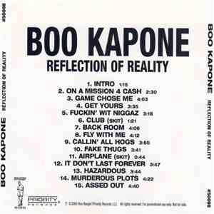 Boo Kapone - Reflection Of Reality album
