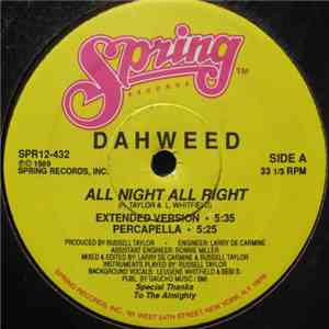 Dahweed - All Night All Right album