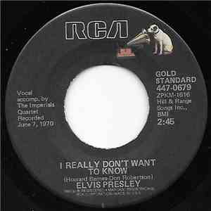 Elvis Presley - There Goes My Everything / I Really Don't Want To Know album