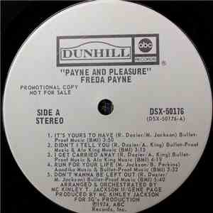 Freda Payne - Payne And Pleasure album