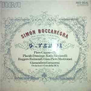 G. Verdi - Piero Cappuccilli, Placido Domingo, Katia Ricciarelli, Ruggero Raimondi, Gian Piero Mastromei, Gianandrea Gavazzeni, Orchestra E Coro Della RCA - Simon Boccanegra album
