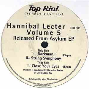 Hannibal Lecter - Volume 5 - Released From The Asylum EP album