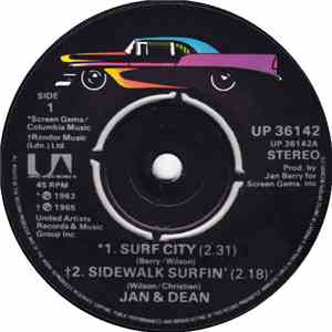 Jan & Dean / The Fantastic Baggys - Surf City / Sidewalk Surfin' / Summer Means Fun album