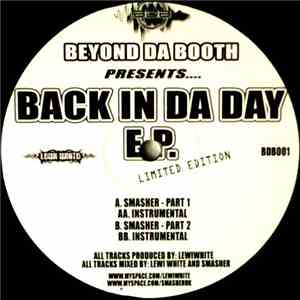 Lewi White / Smasher - Back In Da Day E.P. album