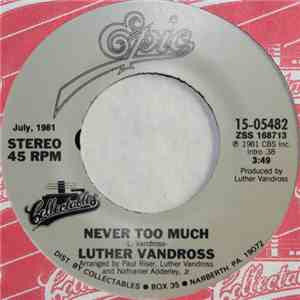 Luther Vandross - Never Too Much / Superstar (Don't You Remember...) album