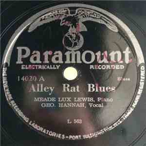 Meade "Lux" Lewis, George Hannah - Alley Rat Blues / Molasses Sopper Blues album