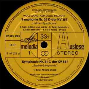 Mozart / Rudolf Barshai - Jupiter-Symphonie album