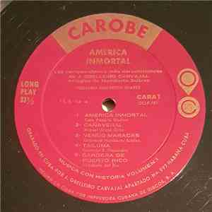 Orquesta Humberto Suárez - America Inmortal - Las Composiciones Mas Caracteristicas De J. Obelleiro Carvajal album