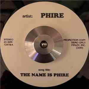 Phire  - The Name Is Phire / Nature's Plan album