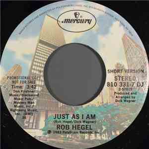 Rob Hegel - Just As I Am album