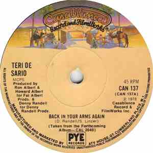 Teri Desario - Back In Your Arms Again album