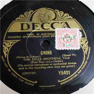 The Mills Brothers - Shine / Basin Street Blues album