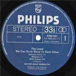 Van Der Graaf Generator - The Least We Can Do Is Wave To Each Other album