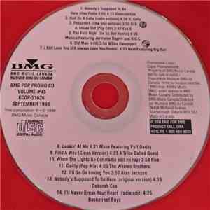 Various - BMG Pop Promo CD Volume #45 album