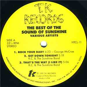 Various - The Best Of The Sound Of Sunshine album