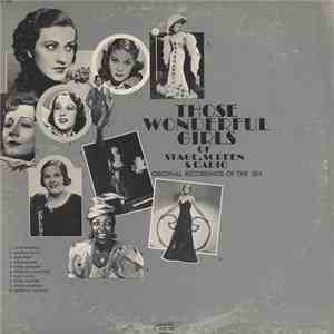 Various - Those Wonderful Girls Of Stage, Screen & Radio - Original Records Of The 30's album
