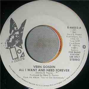 Vern Gosdin - All I Want And Need Forever album