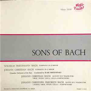 Wilhelm Friedemann Bach, Johann Christian Bach, Johann Christoph Friedrich Bach - Sons of Bach album