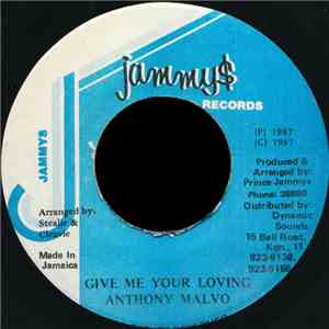 Anthony Malvo - Give Me Your Loving album