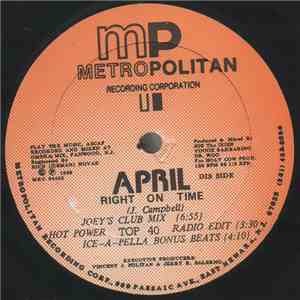 April  - Right On Time album