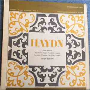 Arthur Balsam - Haydn Piano Sonatas - Vol. 3 album