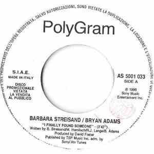 Barbara Streisand & Bryan Adams / Timoria - I Finally Found Someone / Bella Bambola album