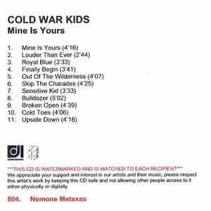 Cold War Kids - Mine Is Yours album