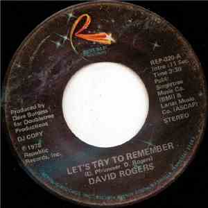 David Rogers  - Let's Try To Remember album