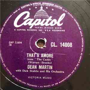 Dean Martin - That's Amore / You're The Right One album
