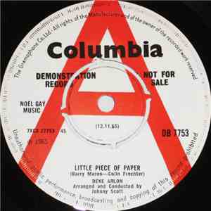 Deke Arlon - Little Piece Of Paper album