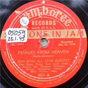 Don Byas All Star Quintet - Pennies From Heaven / Jamboree-Jump album