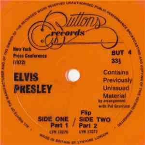 Elvis Presley - New York Press Conference  album