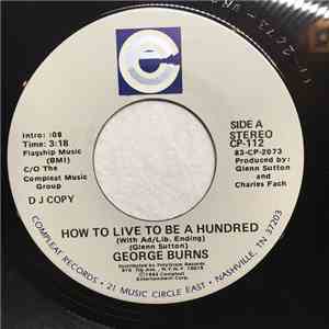 George Burns - How To Live To Be A Hundred album