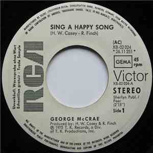 George McCrae - Sing A Happy Song album