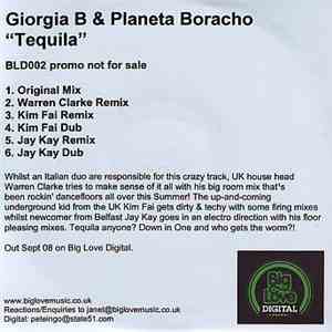 Giorgia B & Planeta Boracho - Tequila album