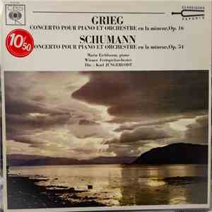 Grieg, Schumann - Maria Eichbaum, Wiener Festspielorchester , Dir. : Karl Jungeblodt - Concerto Pour Piano Et Orchestre En La Mineur,Op.16 / Concerto Pour Piano Et Orchestre En La Mineur,Op.54 album