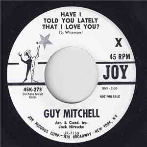 Guy Mitchell - Have I Told You Lately That I Love You album