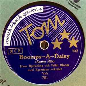 Hans Bjerkeling Och Fritzi Bloom Med Egerstams Orkester - Boomps-A-Daisy / Palais Stroll album