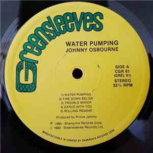 Johnny Osbourne - Water Pumping album