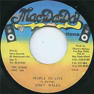 Josey Wales - People To Live album