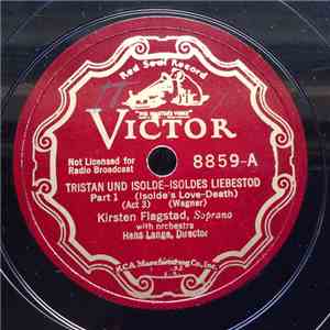 Kirsten Flagstad, Wagner - Tristan Und Isolde - Isoldes Liebestod album