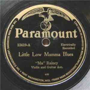 "Ma" Rainey - Little Low Mamma Blues / Grievin' Hearted Blues album