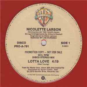 Nicolette Larson - Lotta Love / You Send Me album
