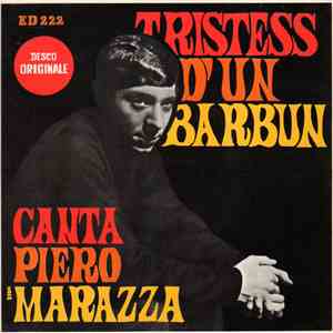 Piero Marazza - Tristess D'un Barbon album