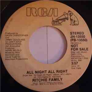 Ritchie Family - All Night All Right album