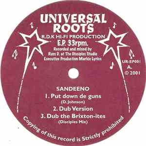 Sandeeno / Knaty P. - Put Down De Guns / Arrival album