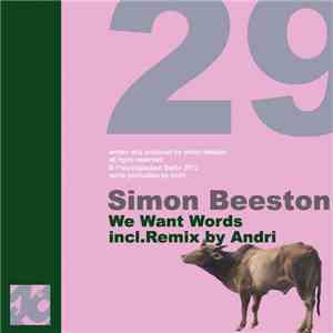 Simon Beeston - We Want Words album